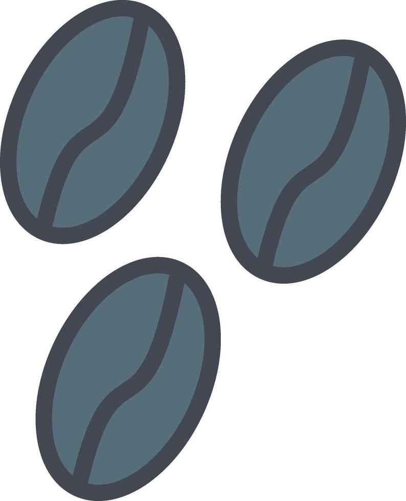 ícone de vetor de grãos de café