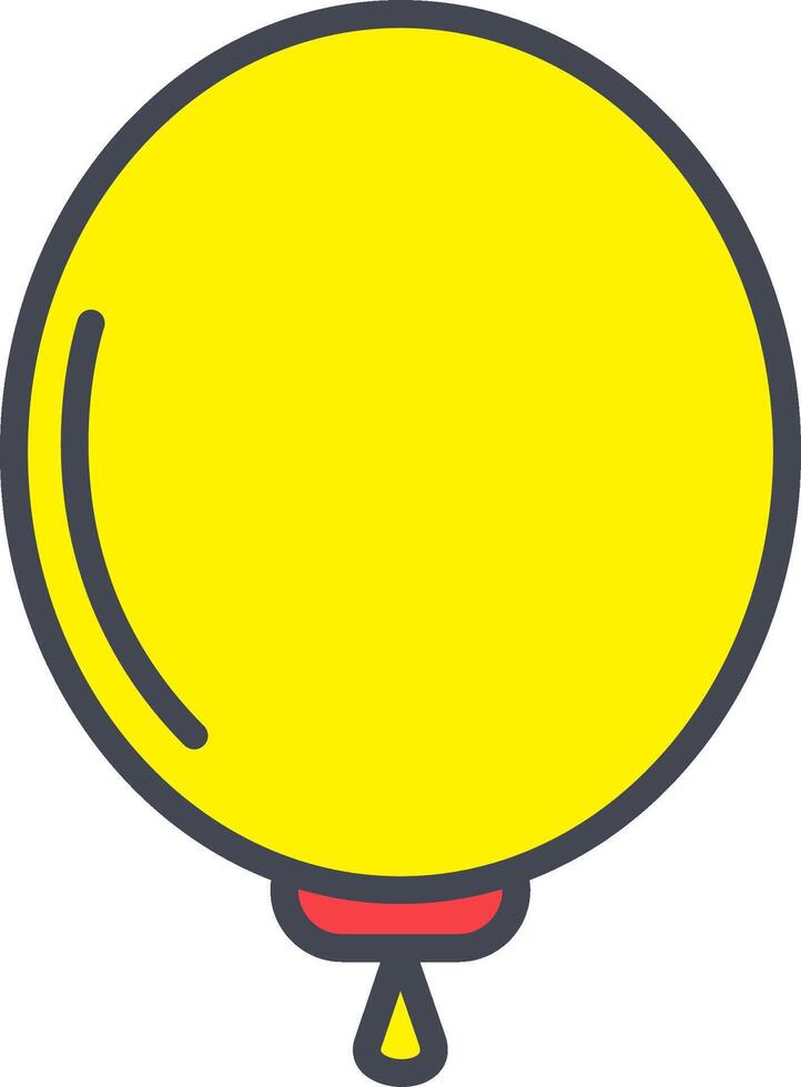 ícone de vetor de balão