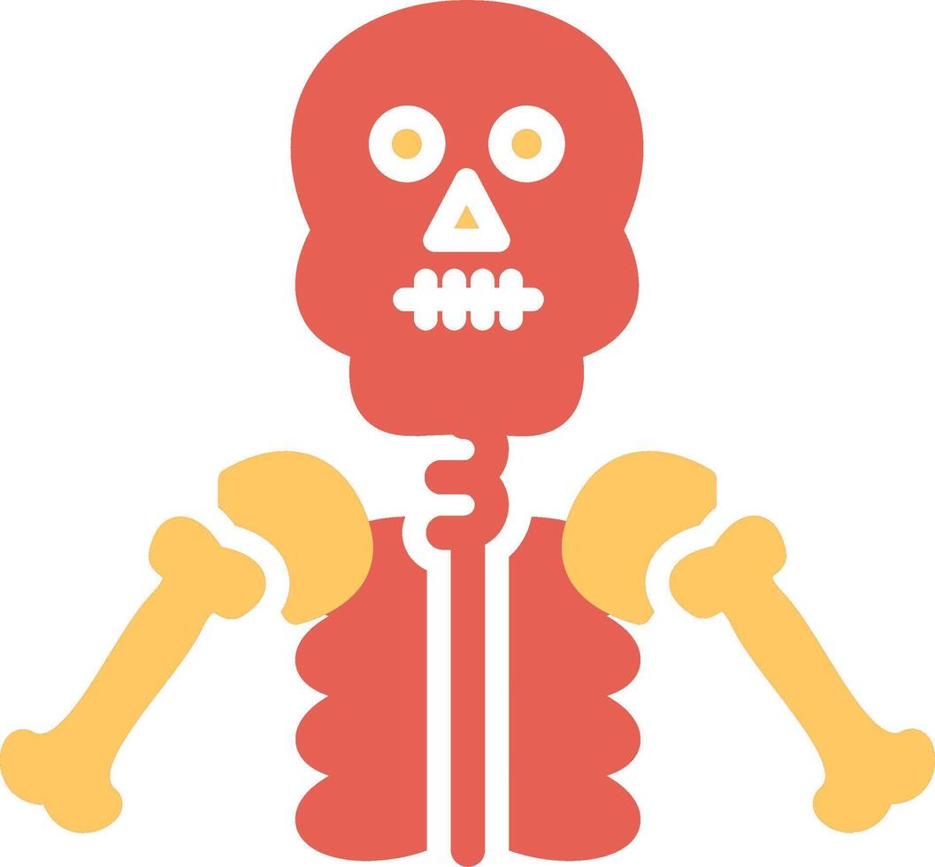 ícone de esqueleto de vetor
