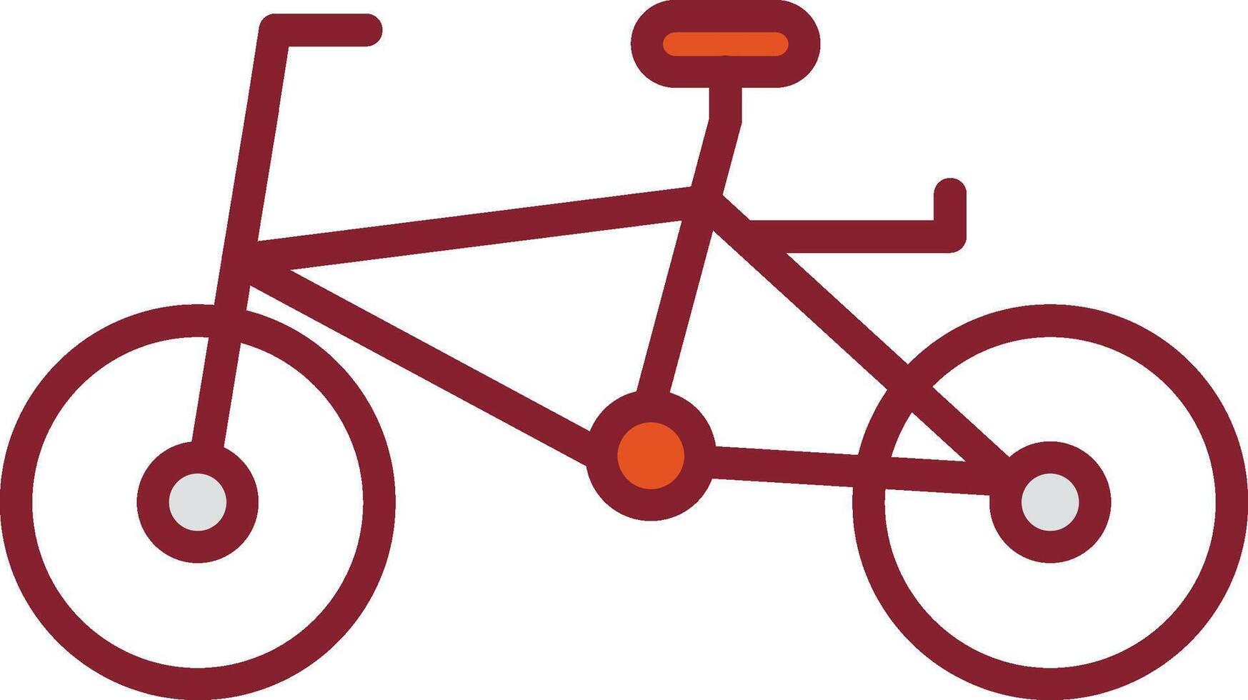 bicicleta Eu vetor ícone