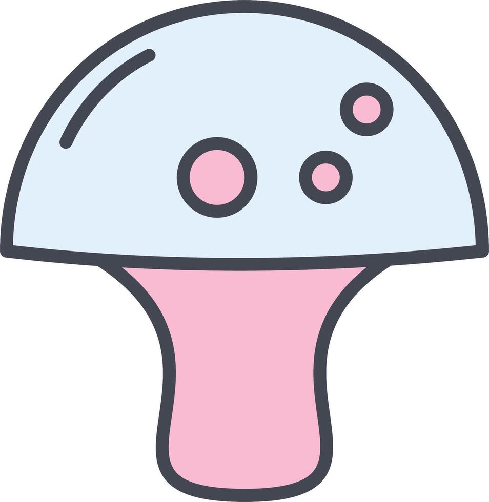 ícone de vetor de cogumelos