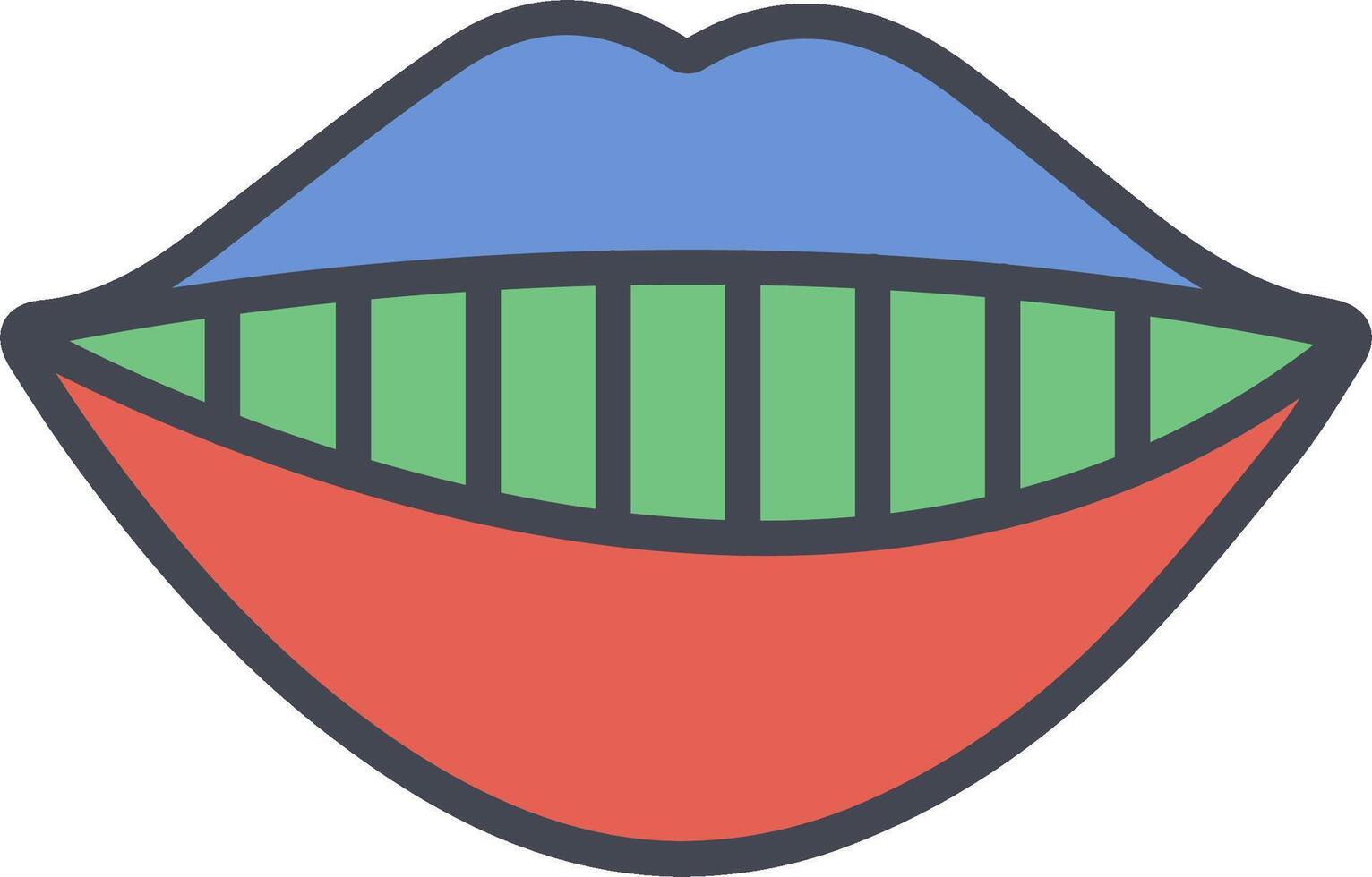 ícone de vetor de boca