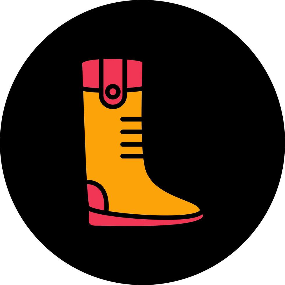 ícone de vetor de botas longas