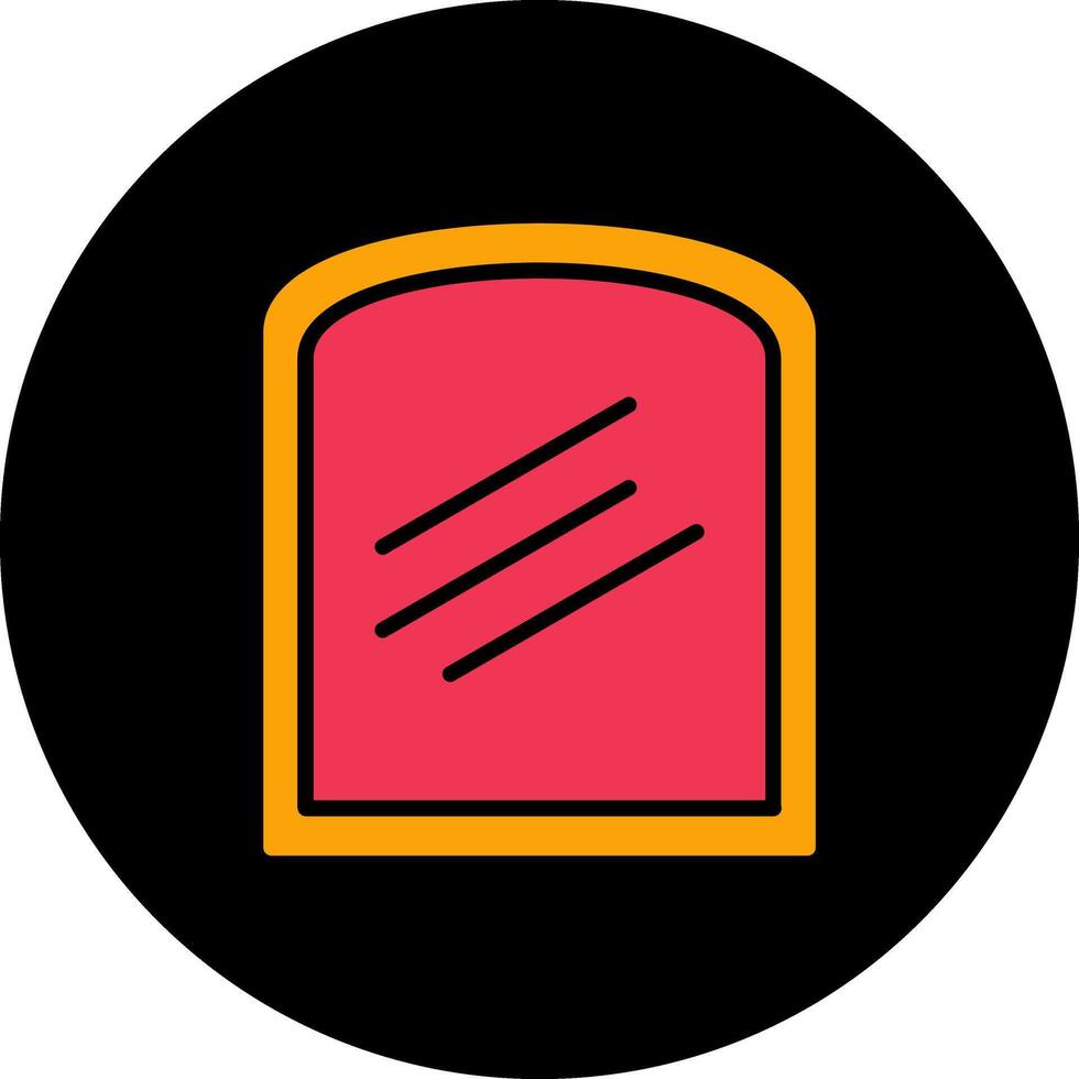 ícone de vetor de torrada