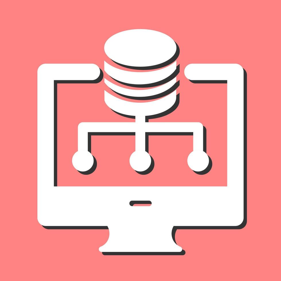 ícone de vetor de armazenamento de dados