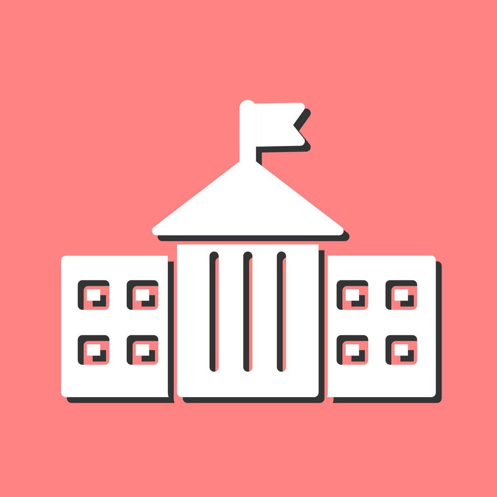 ícone de vetor de prédio presidencial