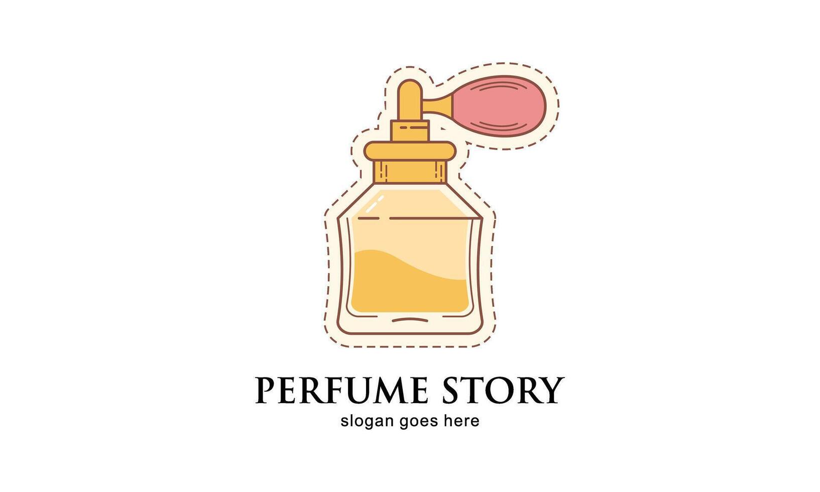 clássico perfume ouro garrafa ilustração. glamour fragrância isolado ícone vetor