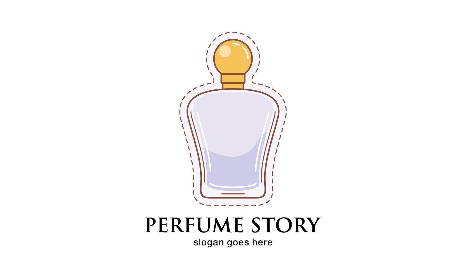 clássico perfume ouro garrafa ilustração. glamour fragrância isolado ícone vetor