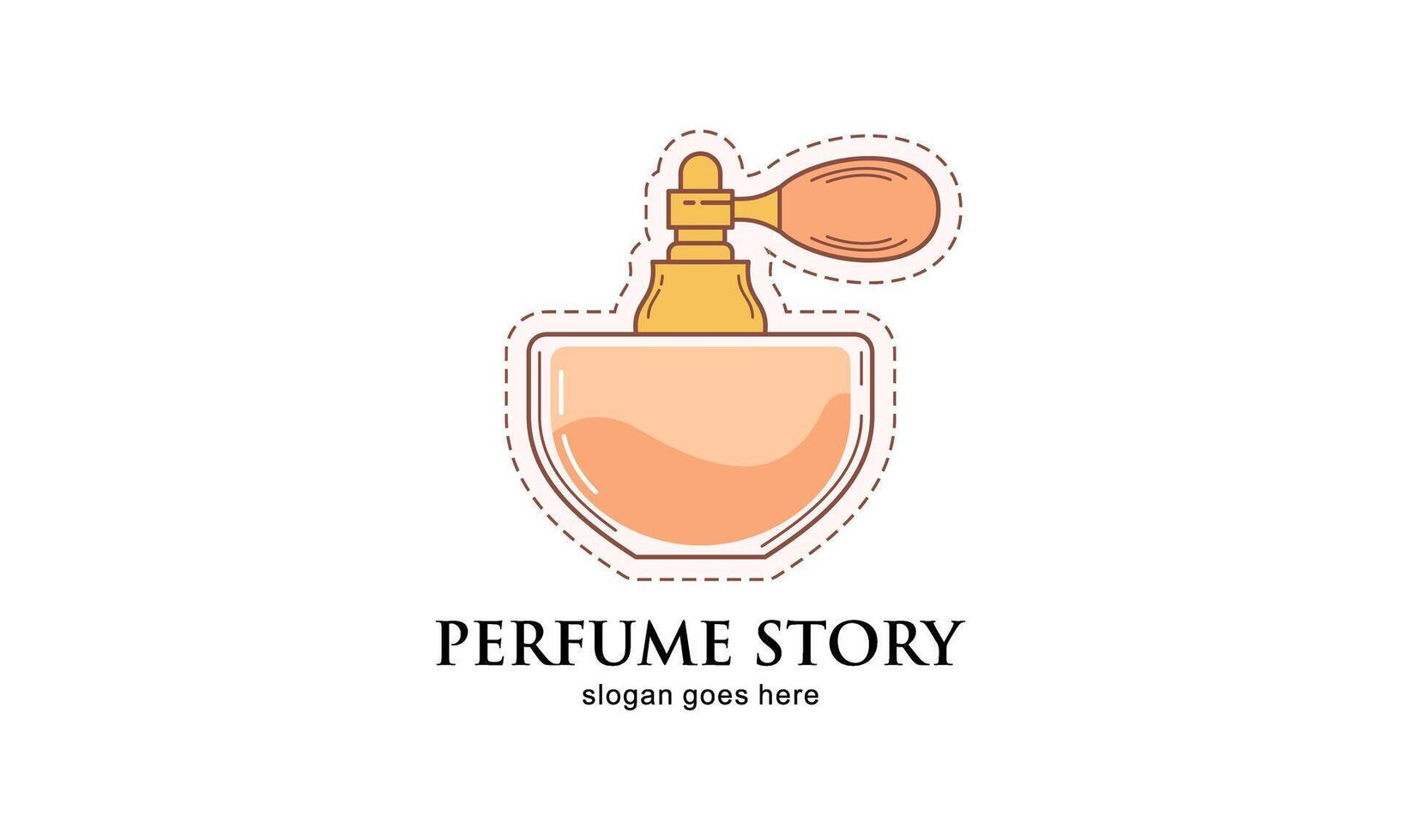 clássico perfume ouro garrafa ilustração. glamour fragrância isolado ícone vetor