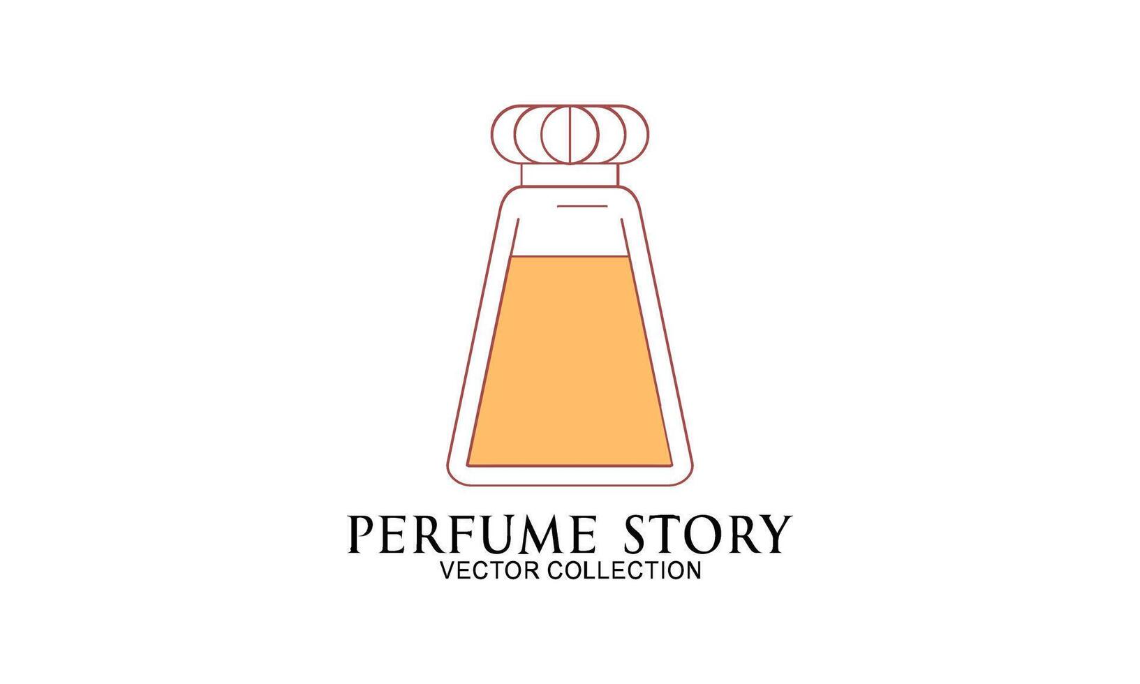 clássico perfume ouro garrafa ilustração. glamour fragrância isolado ícone vetor
