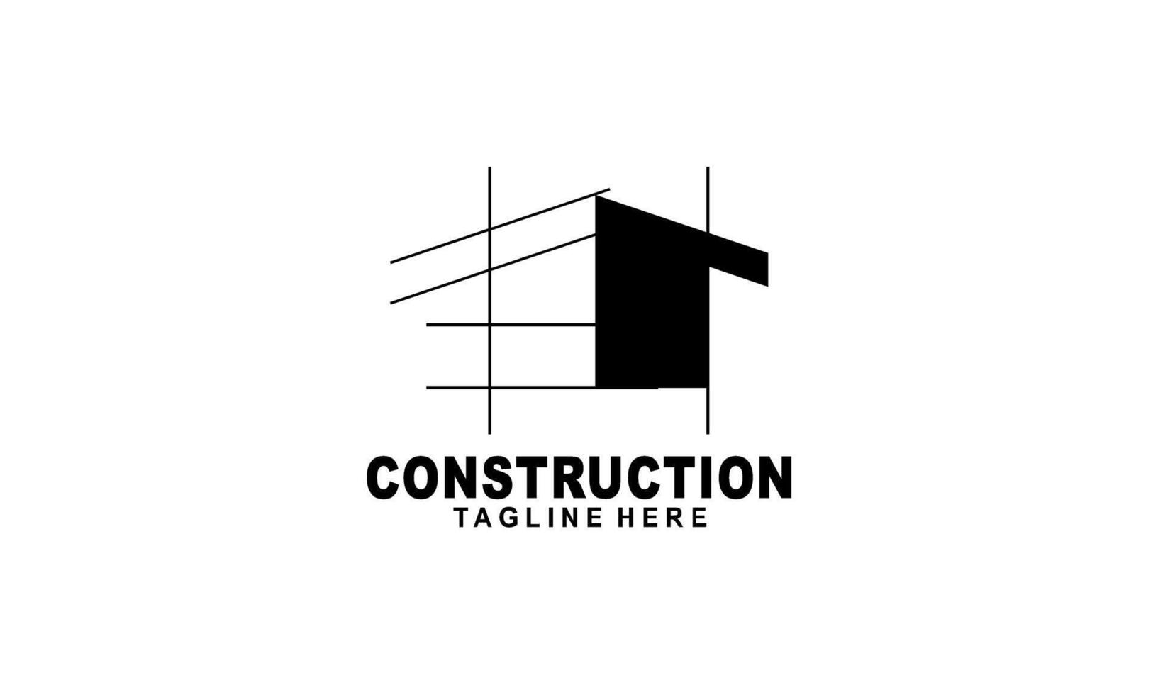 casa Construir ilustração símbolo logotipo Projeto vetor