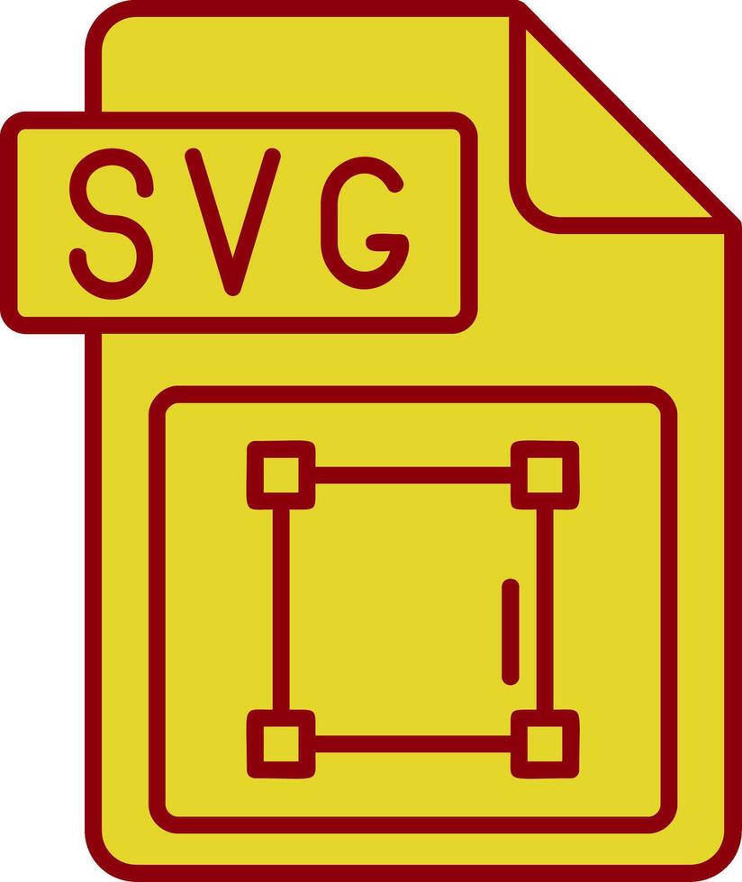 SVG Arquivo formato vintage ícone vetor