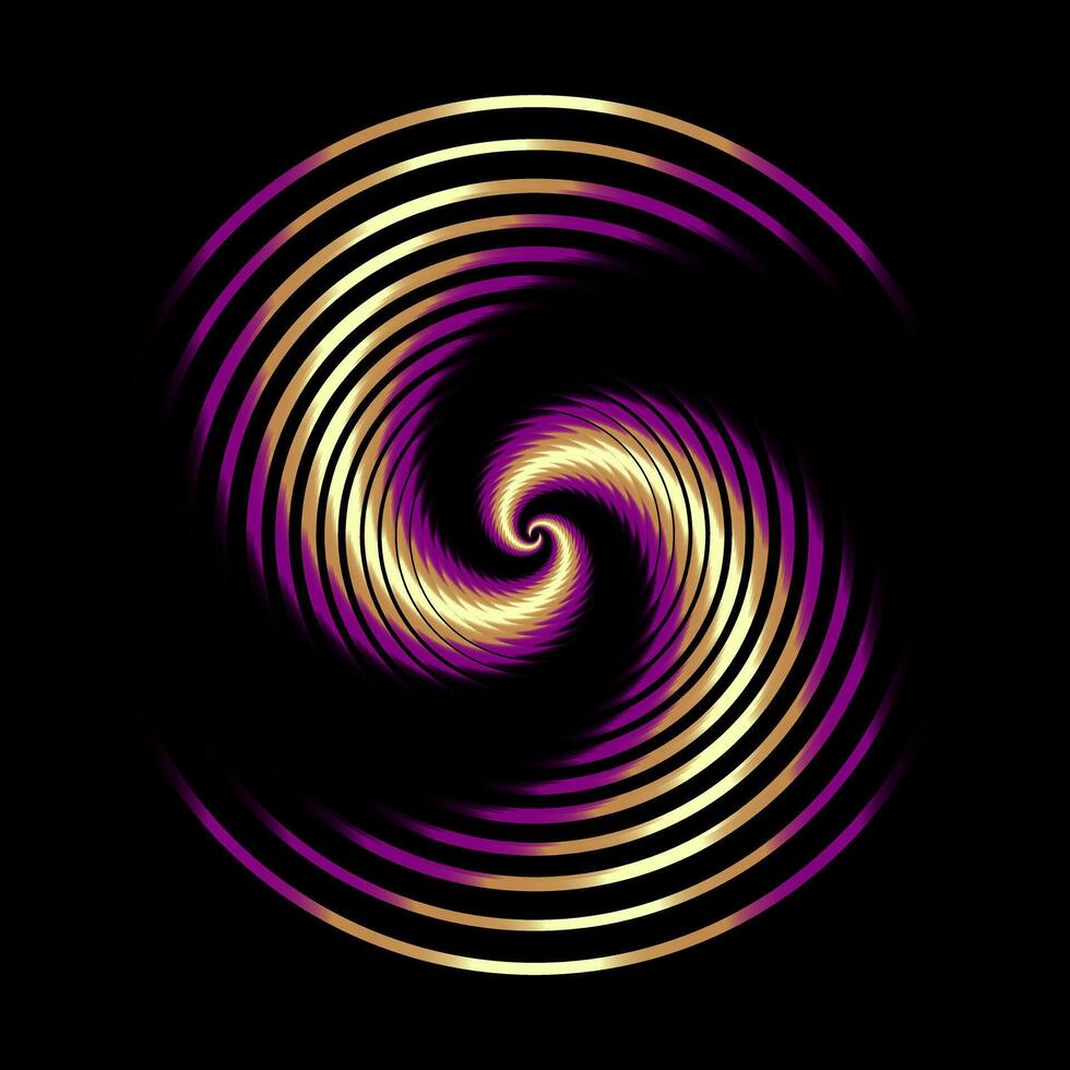 abstrato espiral rotativo e torção linhas, computador gerado fundo, 3d Renderização fundo vetor