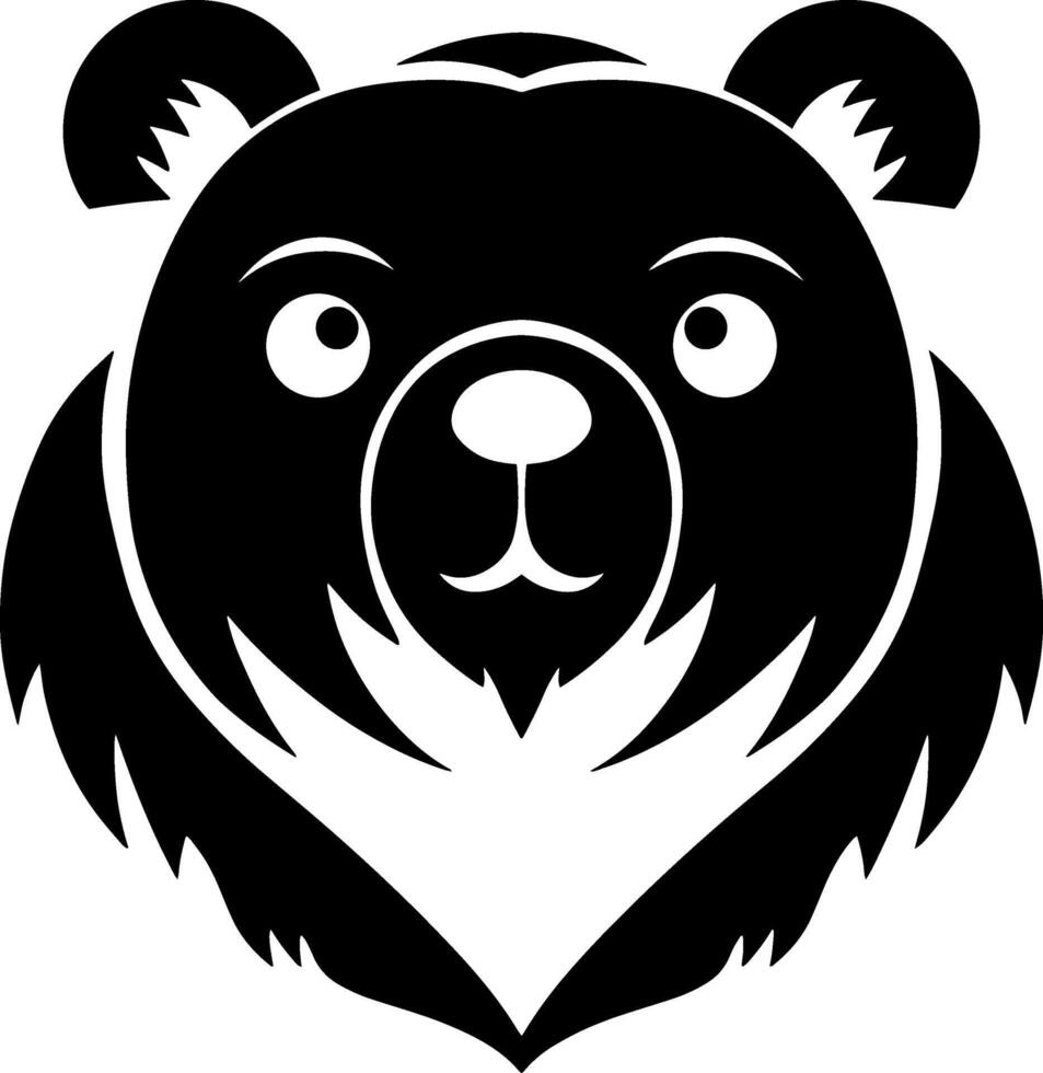 desenho animado Urso clipart isolado animal logotipo vetor ilustração