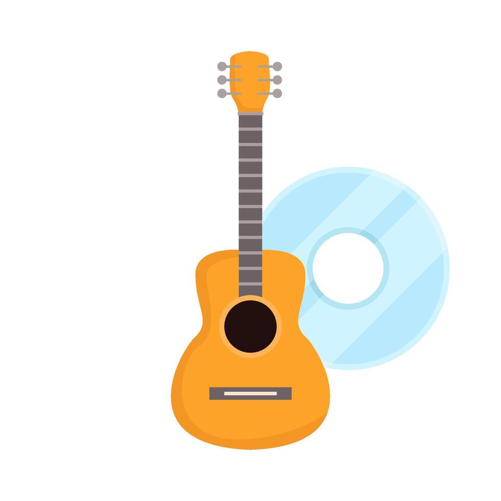 ilustração de guitarra vetor