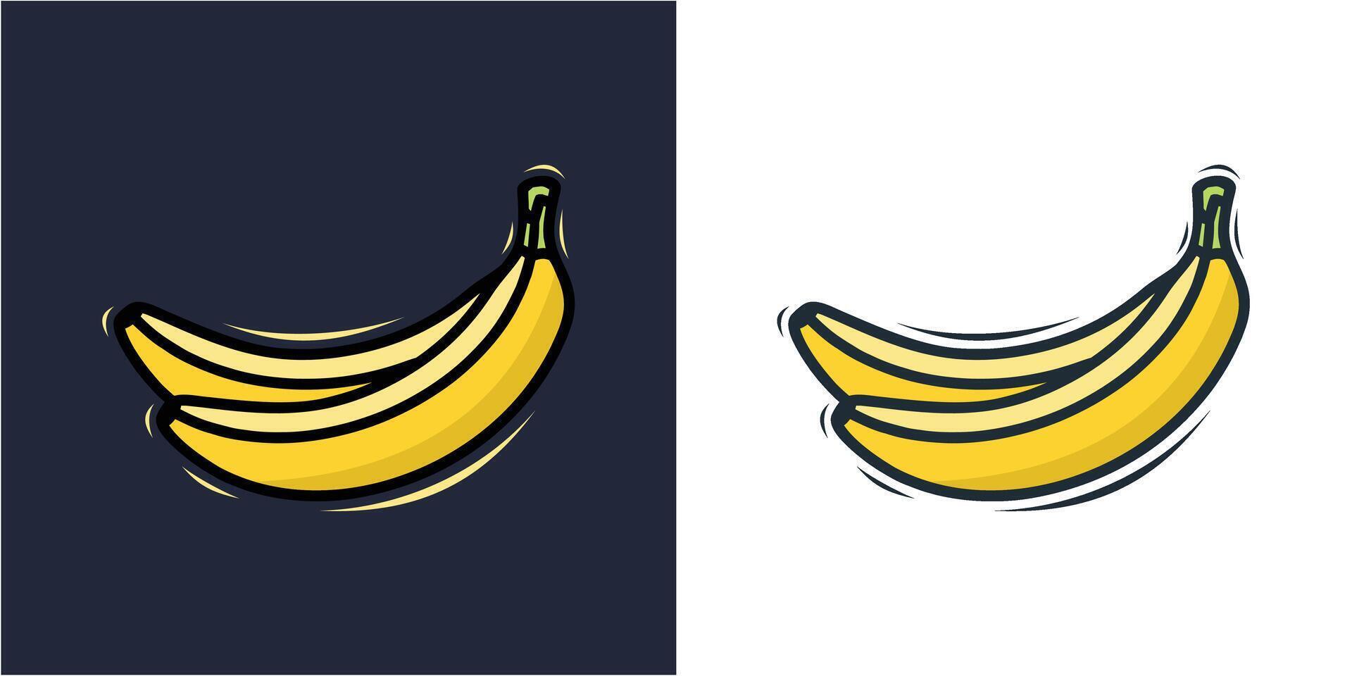 desenho vetorial de ilustração de banana vetor