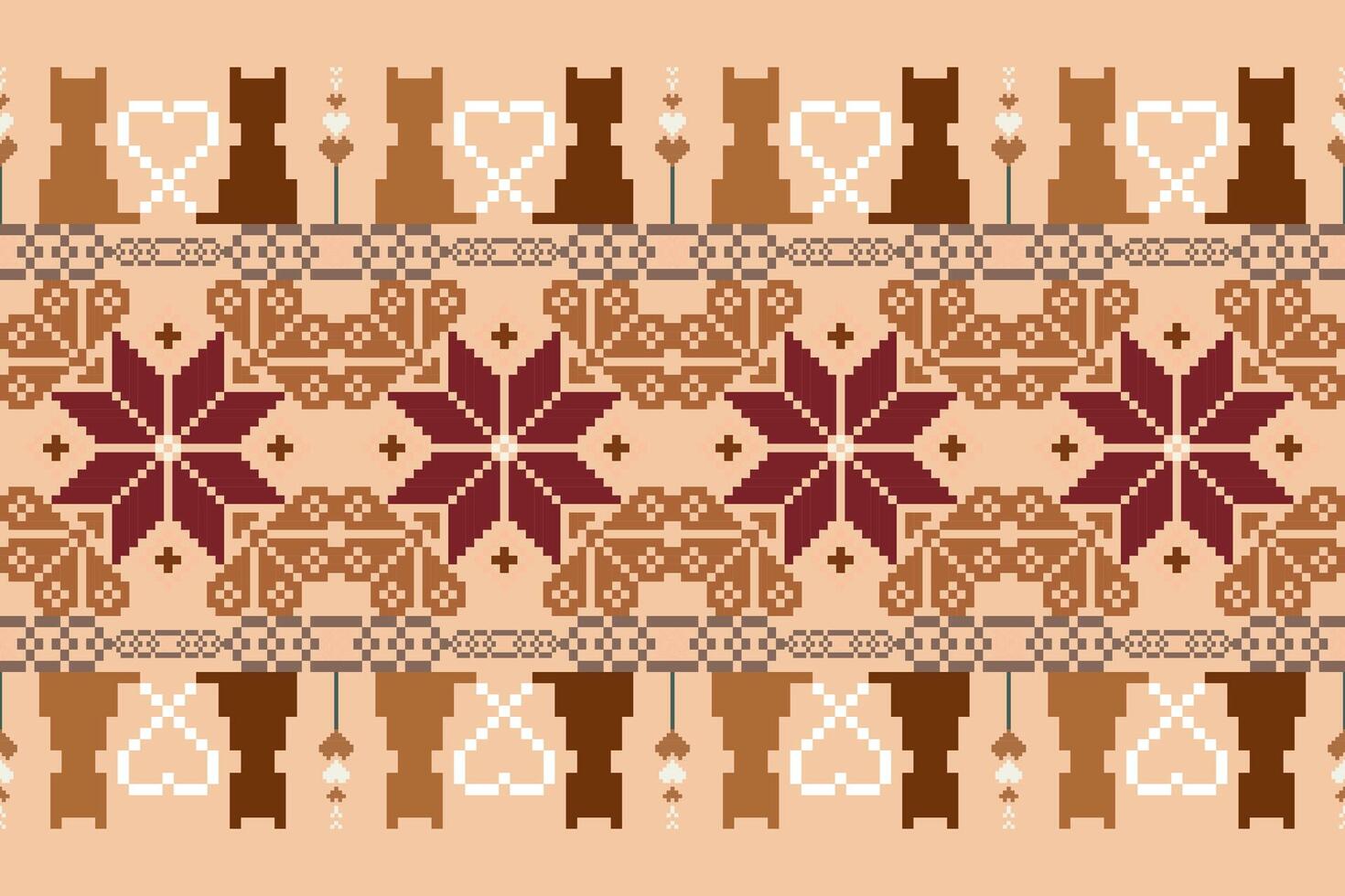 desatado pixel arte padronizar. asteca geométrico vetor fundo. pode estar usava dentro têxtil projeto, rede Projeto para fazer do roupas, acessórios, decorativo papel, mochila, invólucro, envelope, telha, etc.