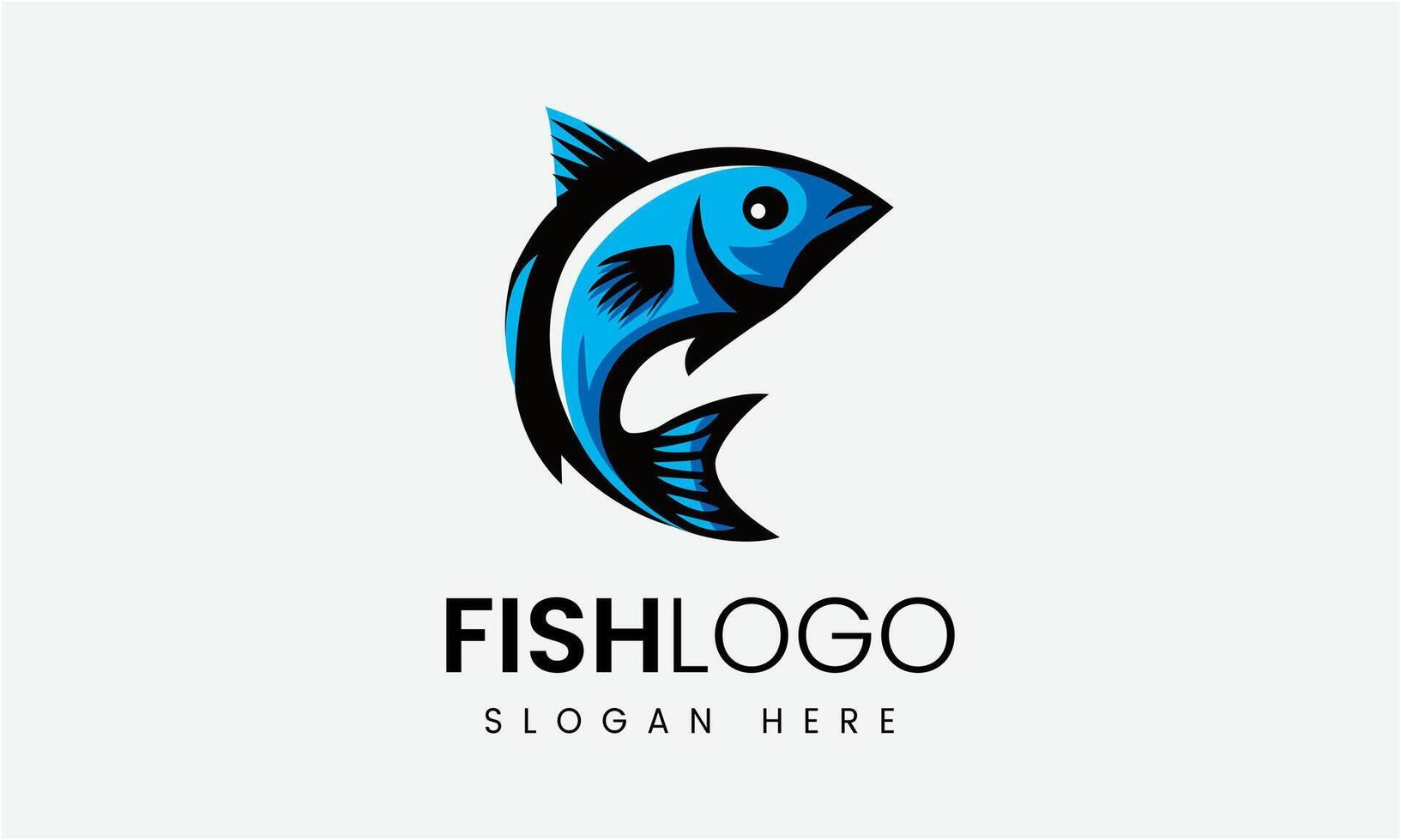 ai gerado peixe restaurante Comida logotipo Projeto vetor ícone modelo
