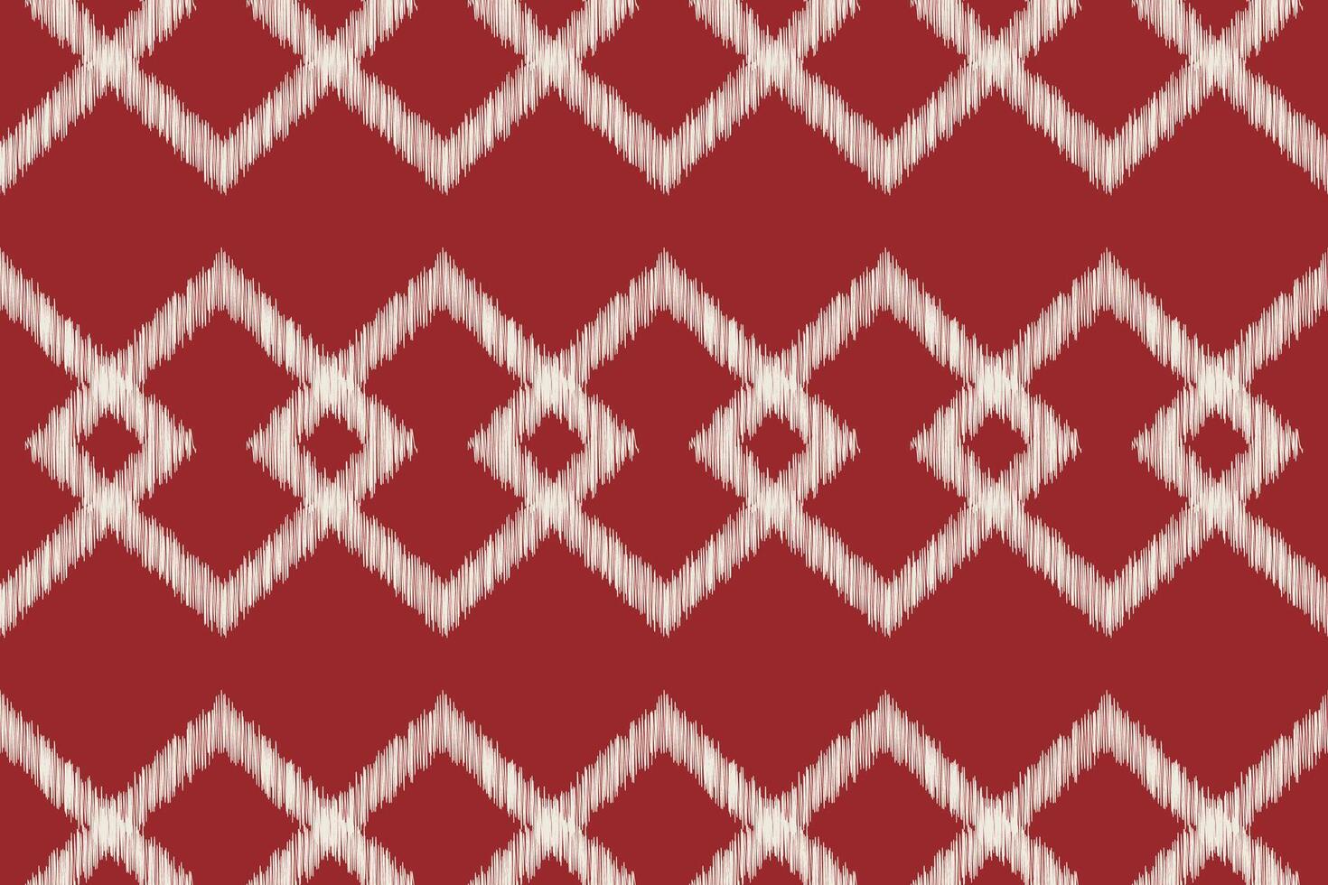 tradicional étnico ikat motivo tecido padronizar geométrico estilo.africano ikat bordado étnico oriental padronizar vermelho fundo papel de parede. abstrato, vetor, ilustração.textura, quadro, decoração. vetor