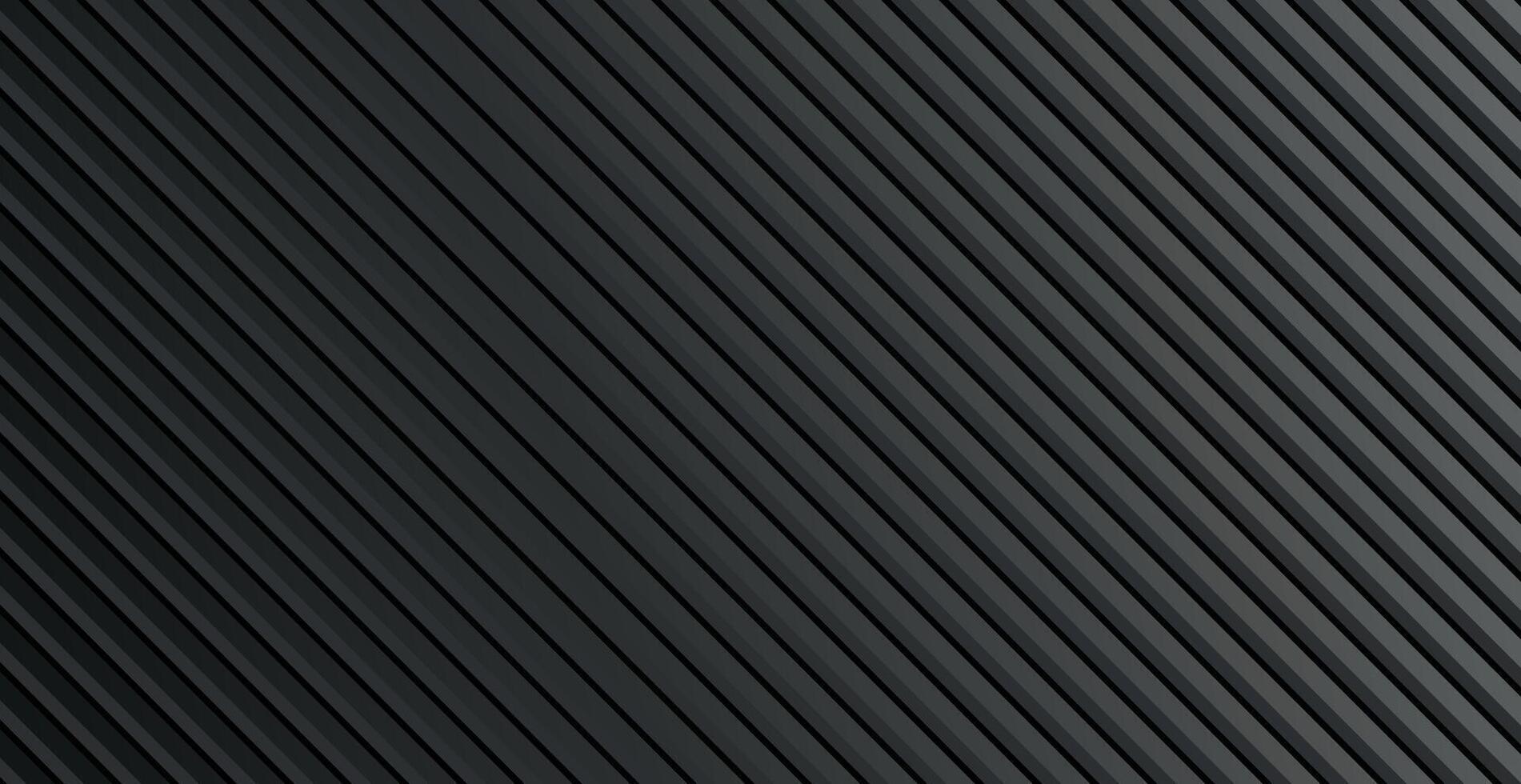 fundo de textura gradiente escuro panorâmico abstrato linhas inclinadas - vetor
