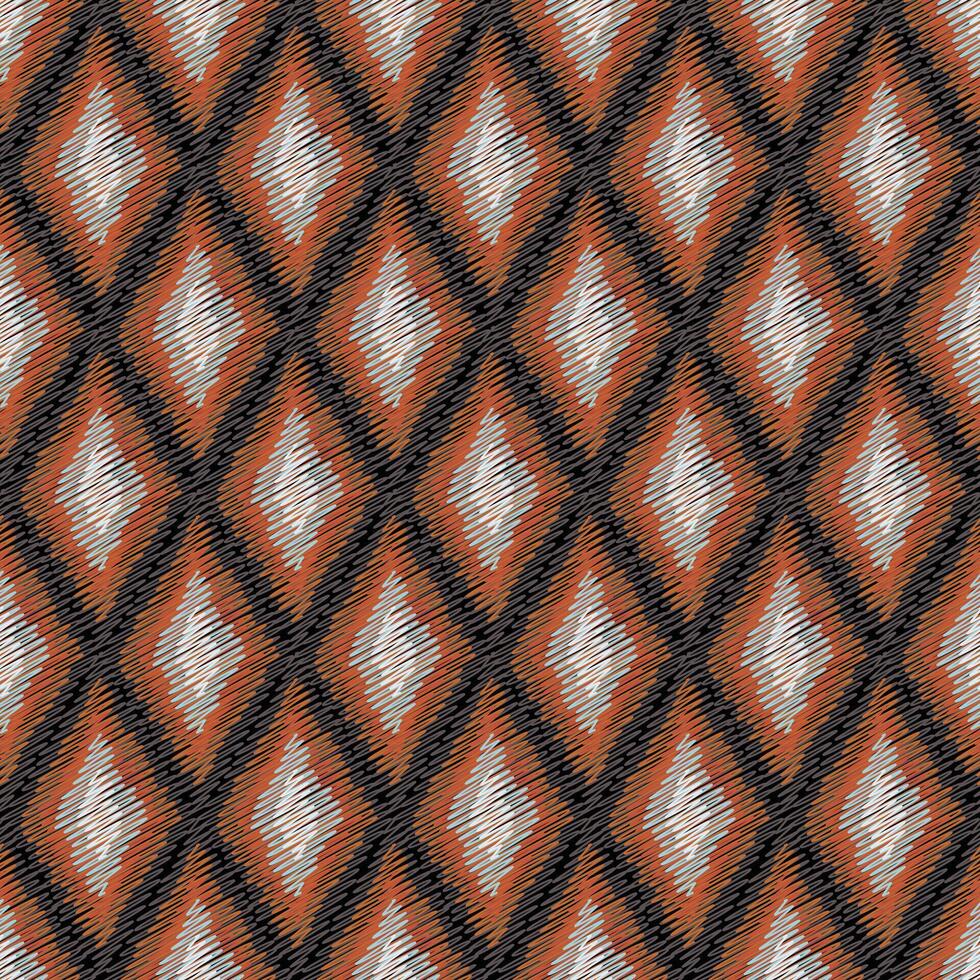 desatado ikat étnico padronizar. abstrato texturizado fundo vetor