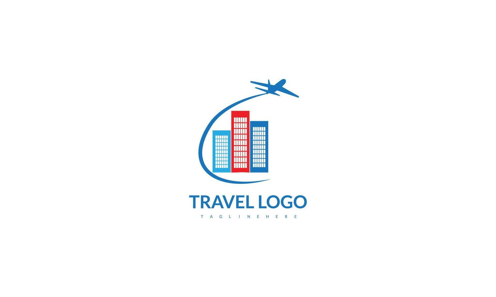 planeta viagem logotipo vetor