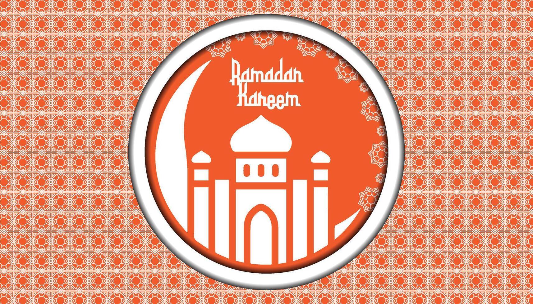 vetor Ramadã kareem Projeto fundo