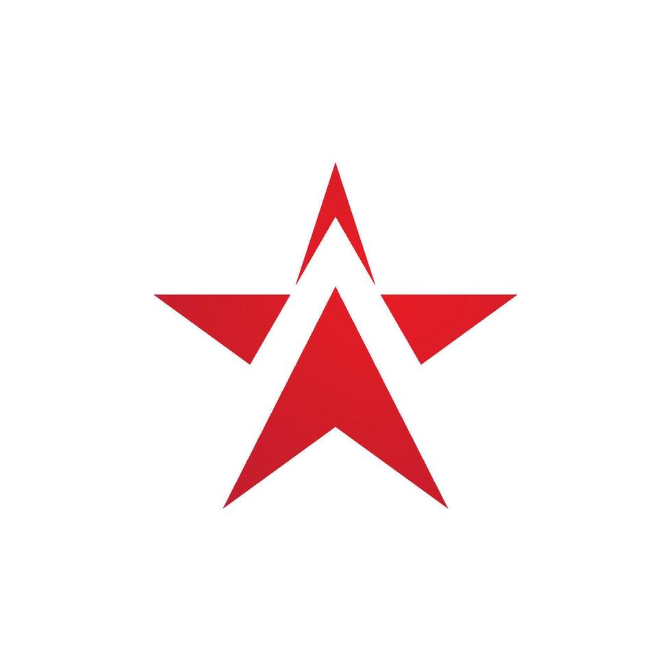 design do logotipo da estrela vetor