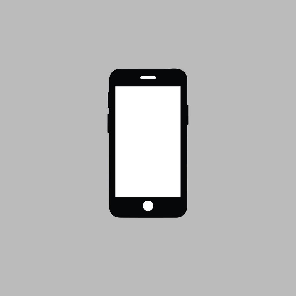 Smartphone ícone logotipo vetor ilustração digital aplicativo conceito