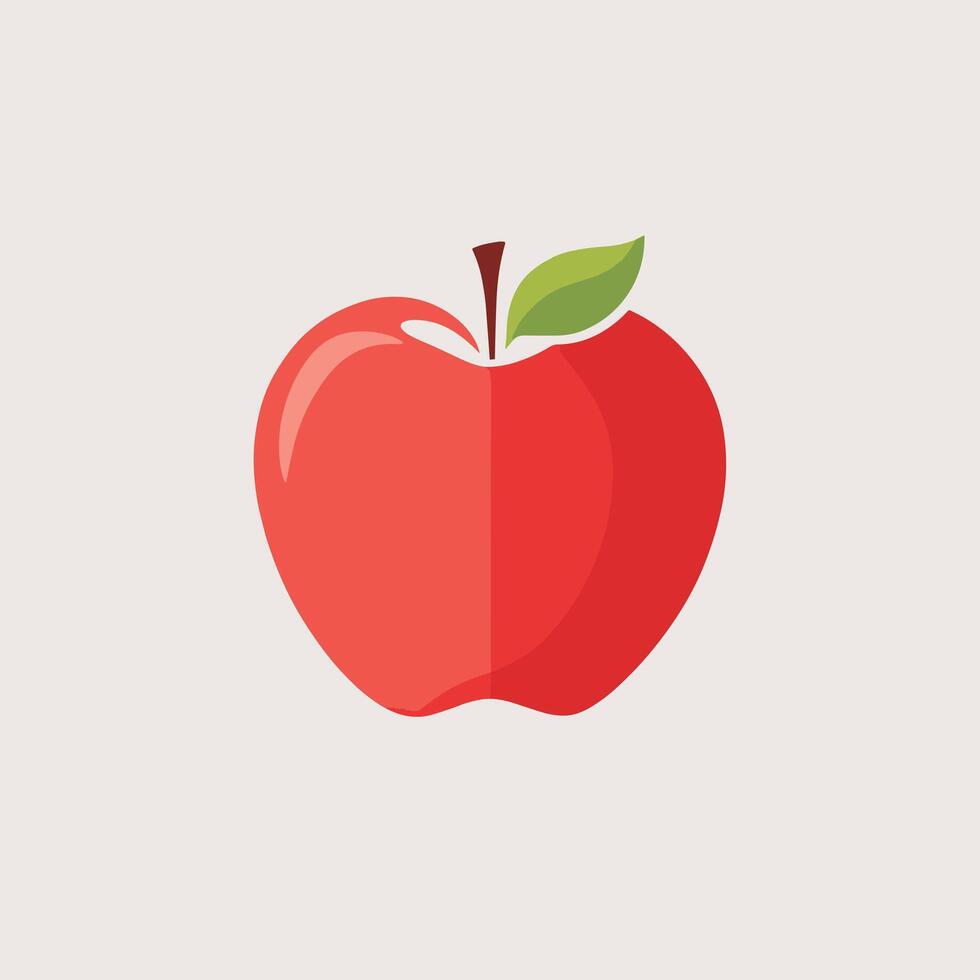 maçã ícone logotipo grampo arte vetor ilustração