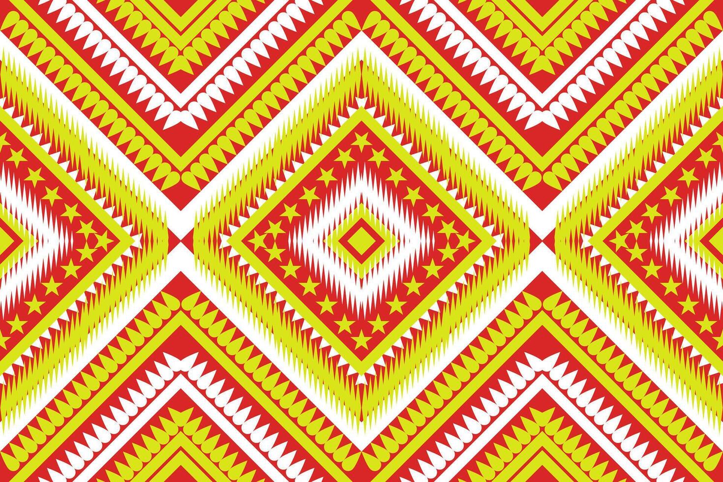 desatado tecido padrão, abstrato geométrico triângulo onda ziguezague ikat tribal. índigo branco para impressão têxteis, tapetes, tecidos. vetor