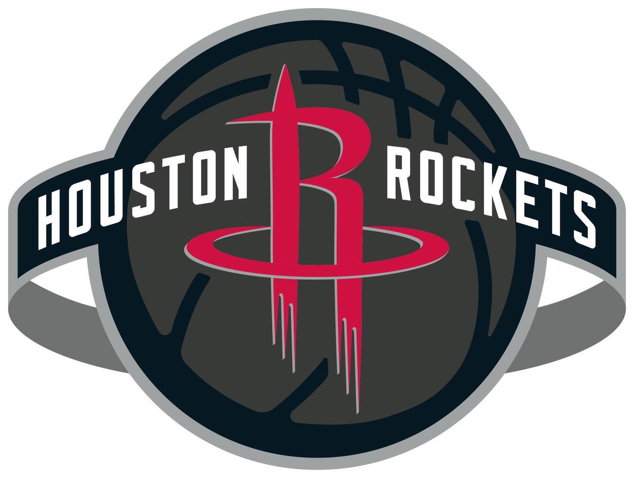 logotipo do a Houston foguetes basquetebol equipe vetor