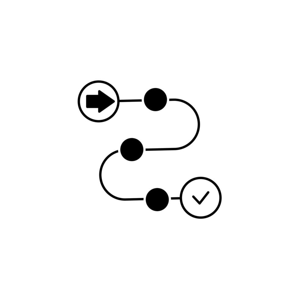 roteiro conceito linha ícone. simples elemento ilustração. roteiro conceito esboço símbolo Projeto. vetor