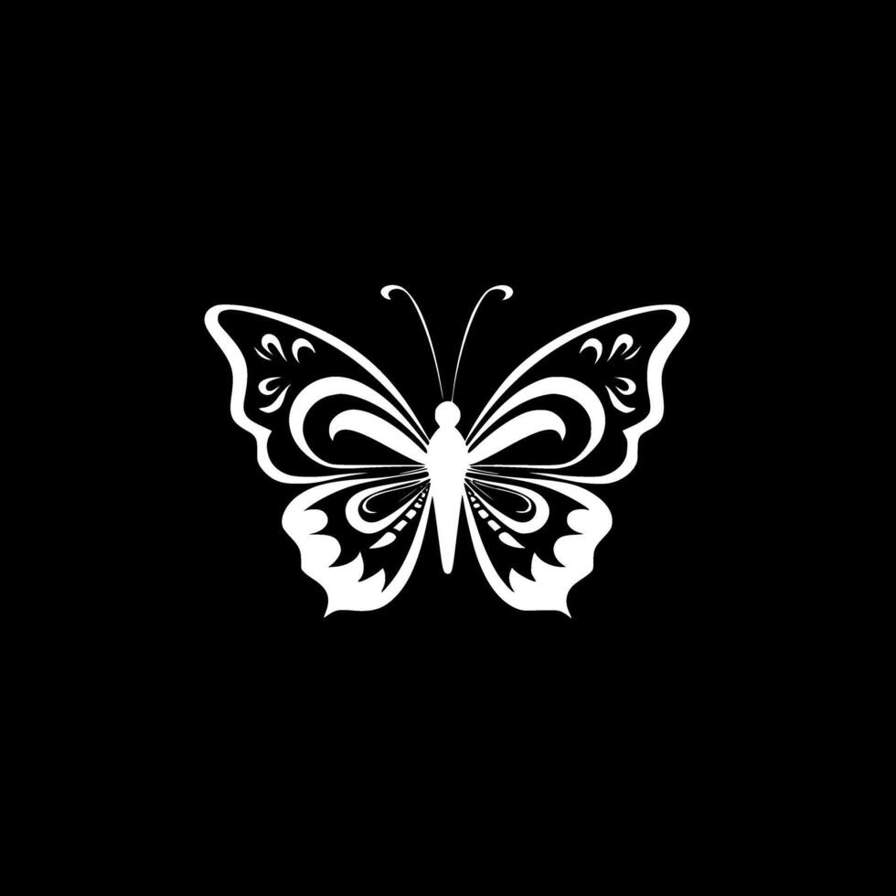 borboleta - minimalista e plano logotipo - vetor ilustração