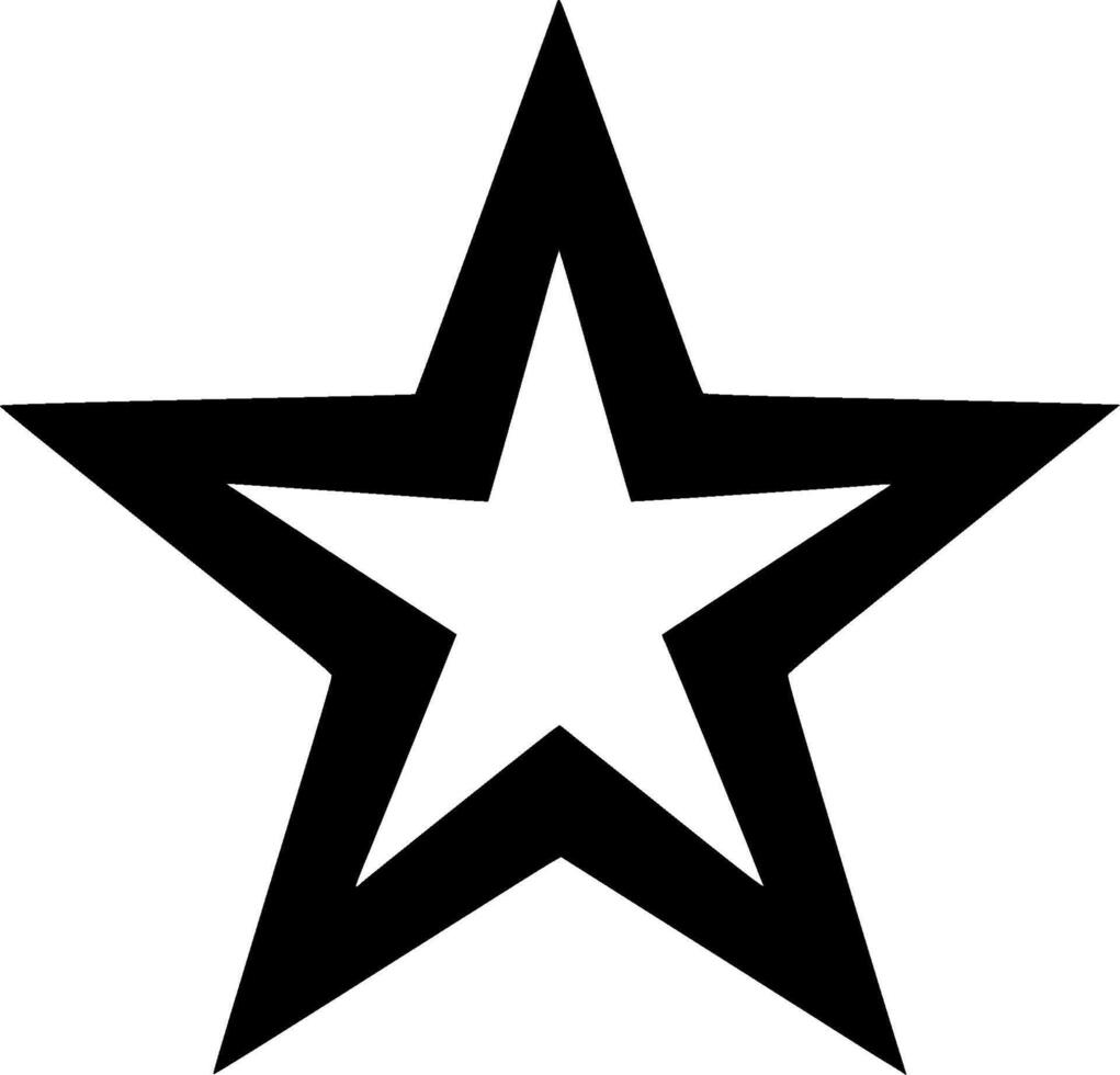 Estrela - minimalista e plano logotipo - vetor ilustração