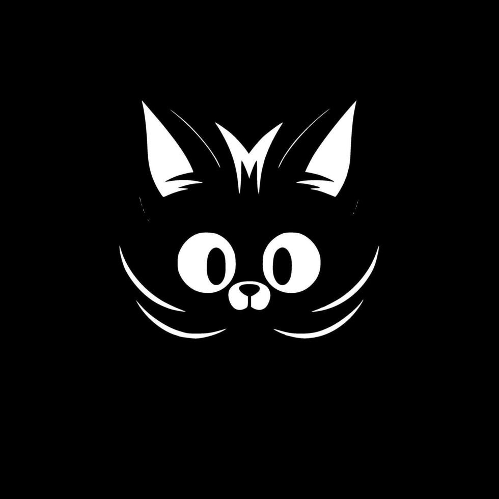 gato - minimalista e plano logotipo - vetor ilustração