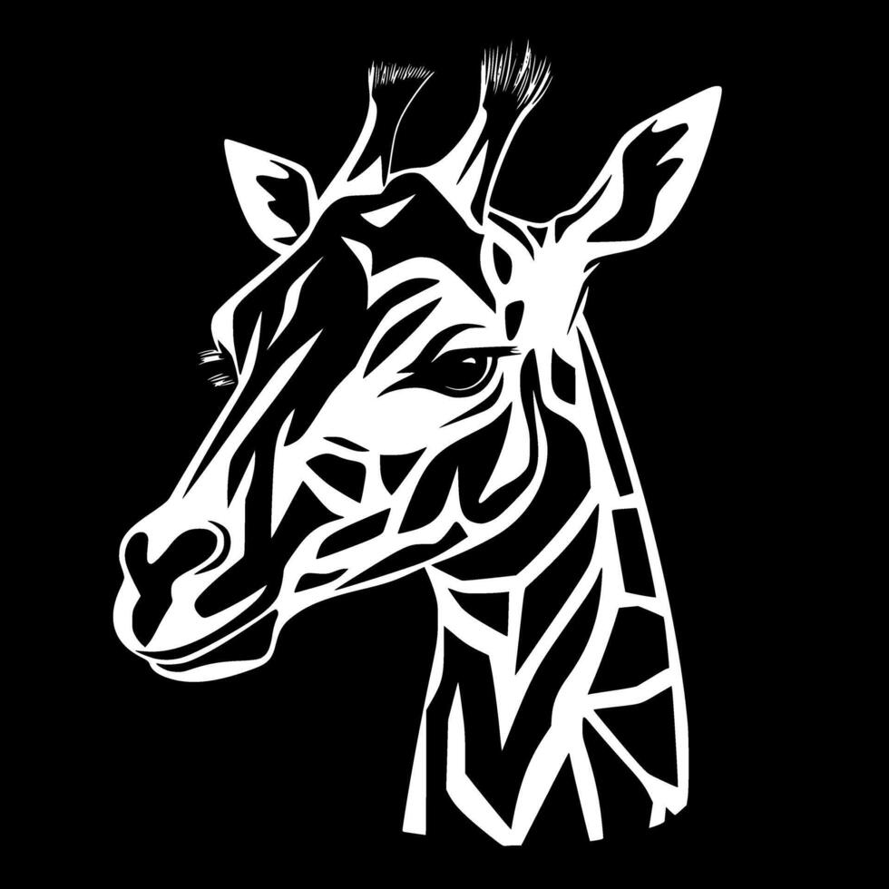 girafa - Alto qualidade vetor logotipo - vetor ilustração ideal para camiseta gráfico