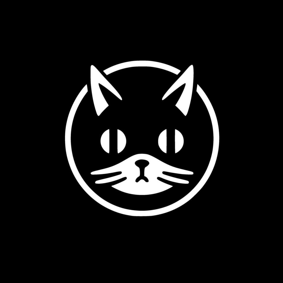 gato - minimalista e plano logotipo - vetor ilustração