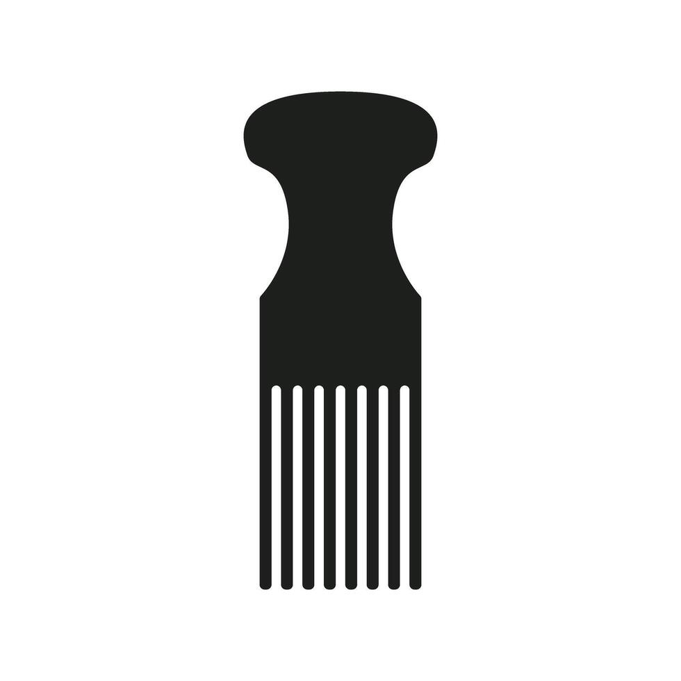 cabelo pente ícone vetor. Penteado ilustração placa. barbeiro fazer compras símbolo. cabeleireiro logotipo. vetor