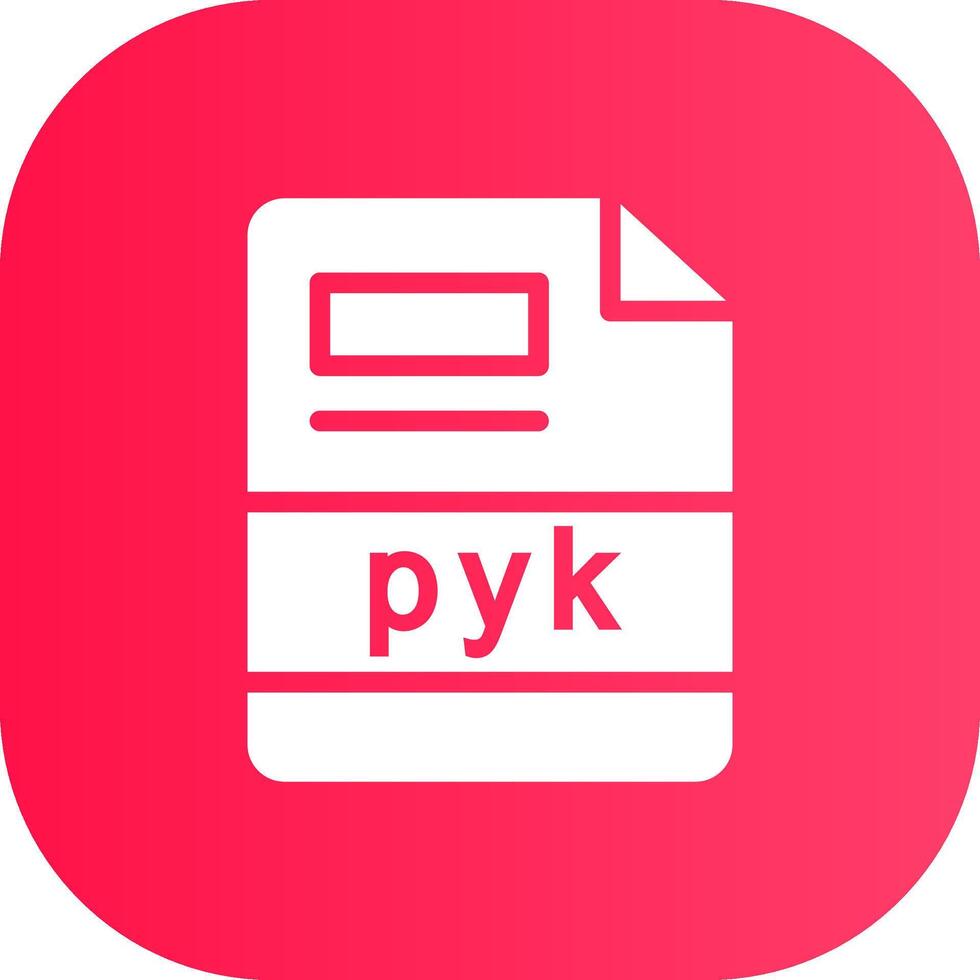 pyk criativo ícone Projeto vetor