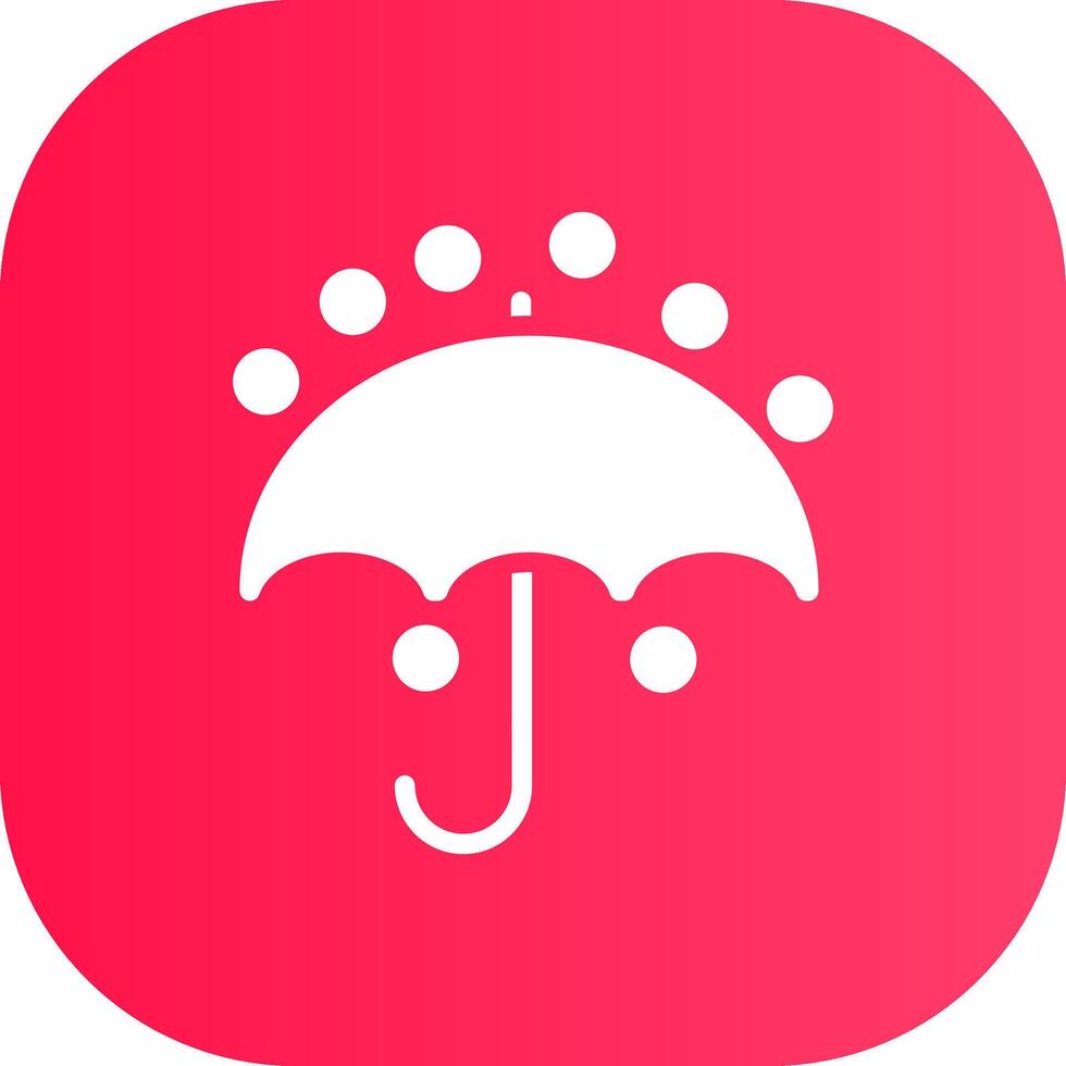 design de ícone criativo de guarda-chuva vetor