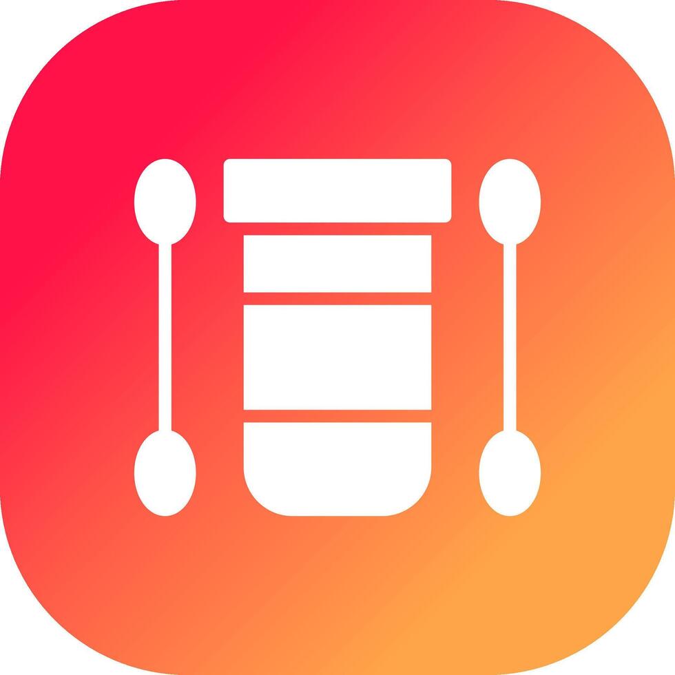 algodão cotonete criativo ícone Projeto vetor