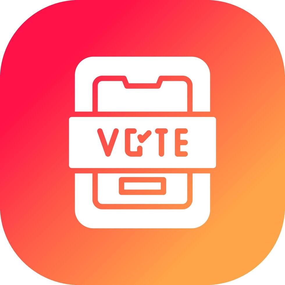 votar design de ícone criativo vetor