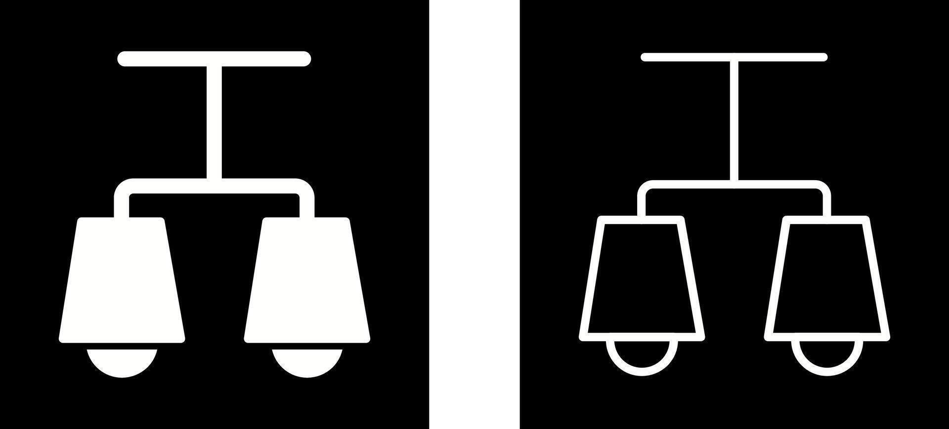 ícone de vetor de lâmpada acesa