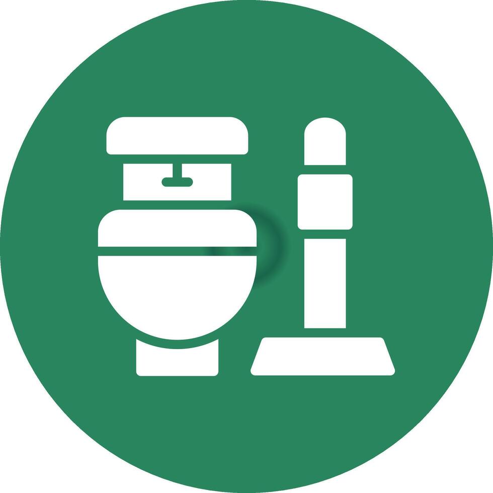 design de ícone criativo de banheiro vetor