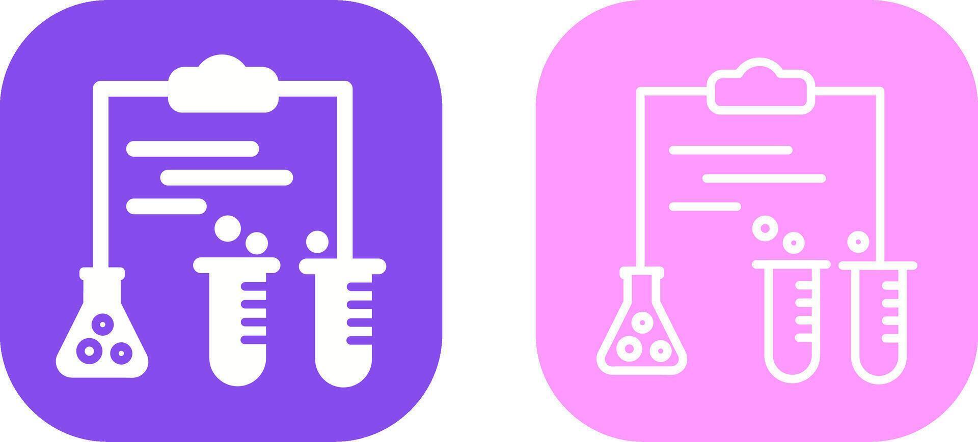 ícone de vetor de experimento