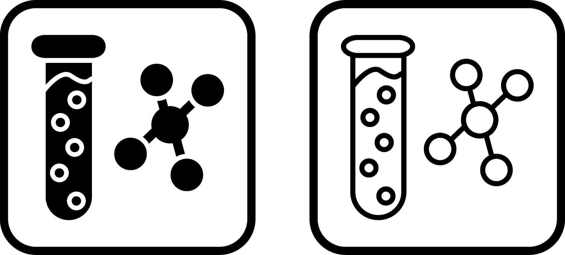 ícone de vetor de química