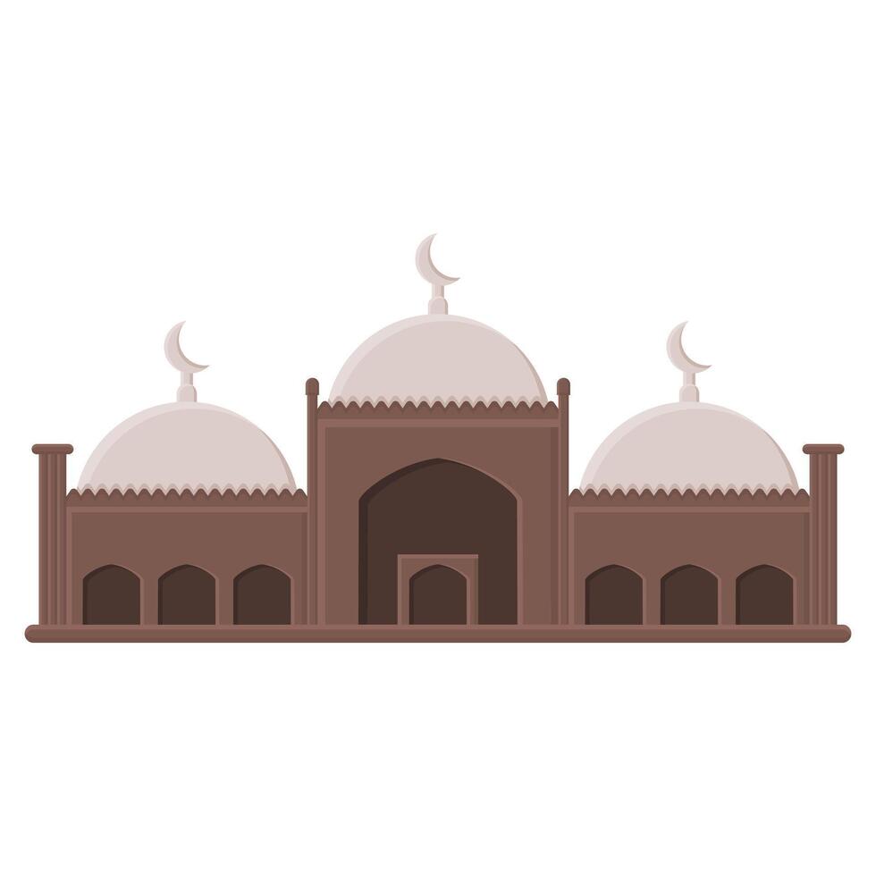 lindo magnífico mesquita vetor. popular lugares para muçulmanos. majestoso e lindo. vetor