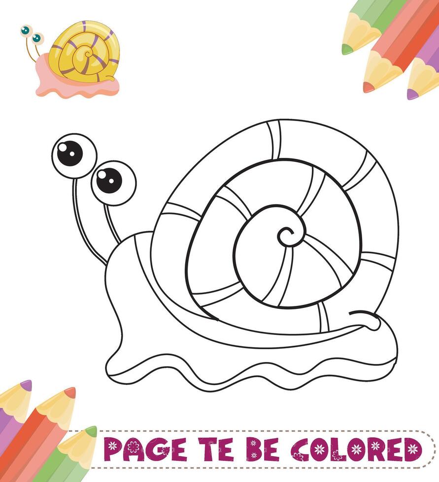 livro de colorir animais fofos vetor