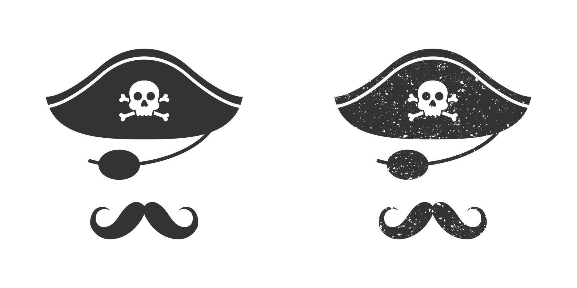capitão pirata ícone. vetor ilustração.